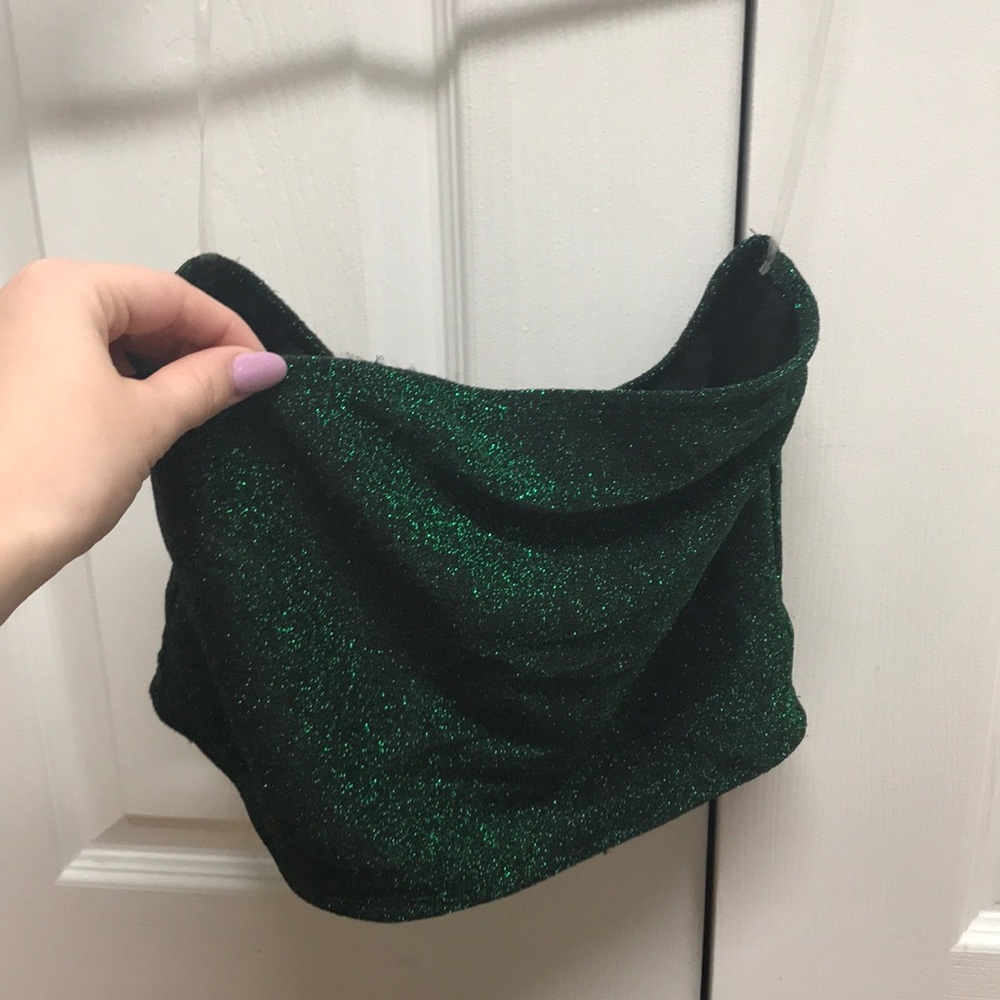 Sparkled tube top